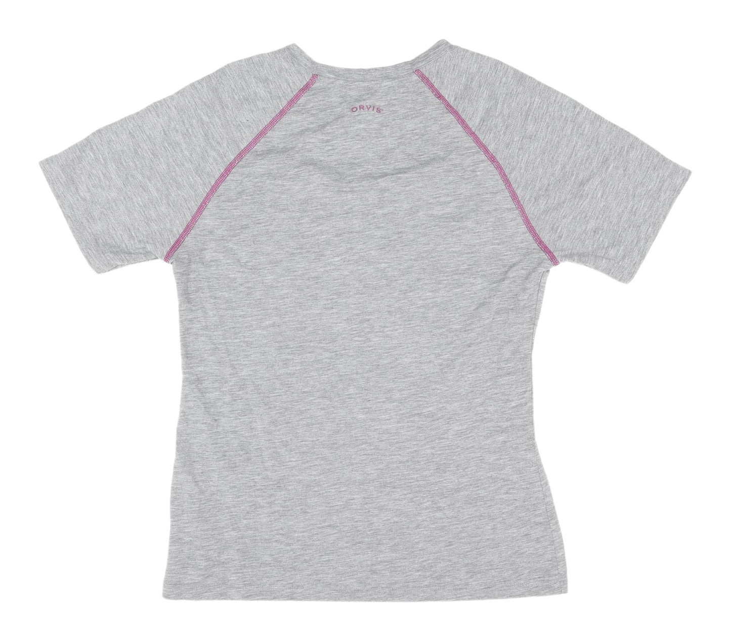 Orvis Women's Grey Basic T-Shirt, Size S, Everyday Casual