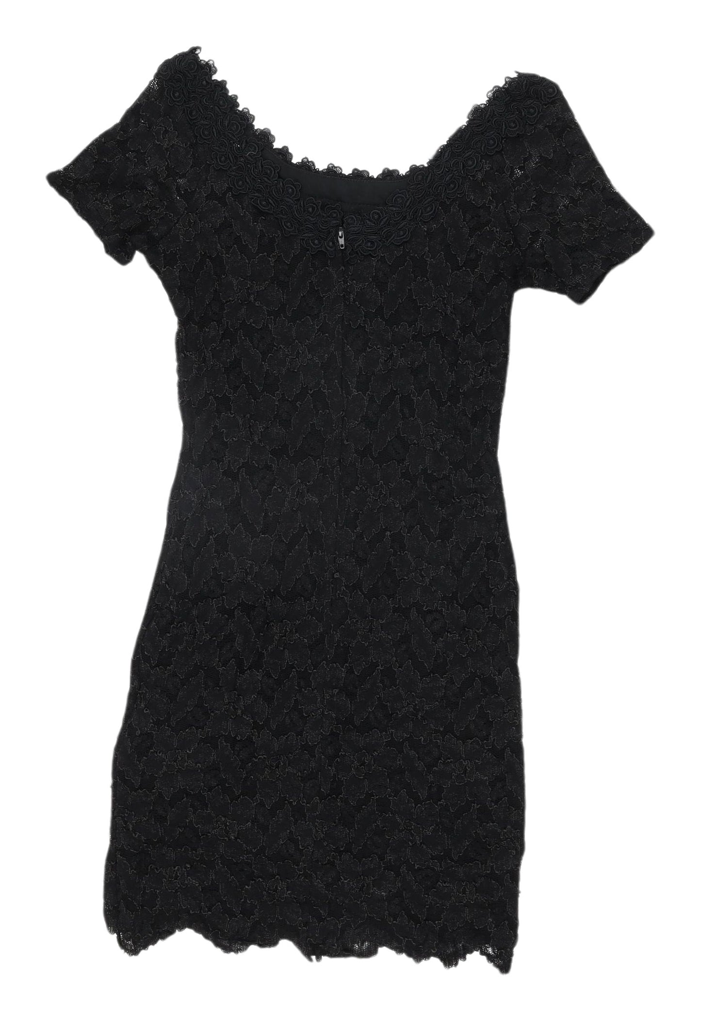 Charlotte's Halton Women's Black Lace Bodycon Dress 12