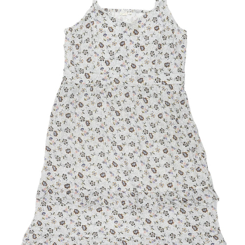 Fat Face Women's Floral Slip Dress, Size 14, Multicoloured, Summer