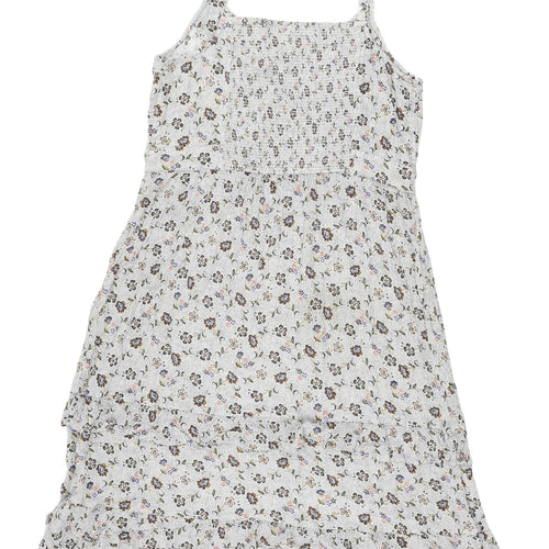 Fat Face Women's Floral Slip Dress, Size 14, Multicoloured, Summer