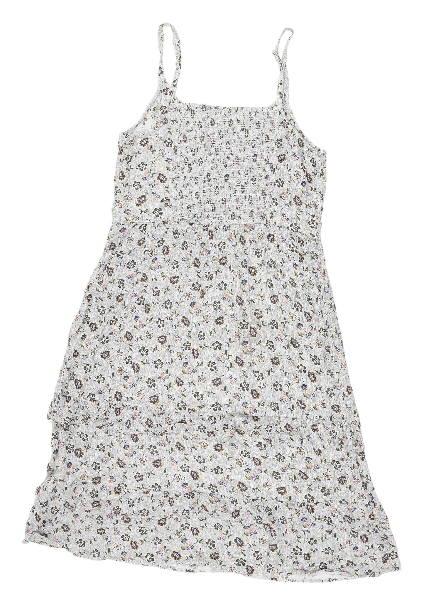 Fat Face Women's Floral Slip Dress, Size 14, Multicoloured, Summer