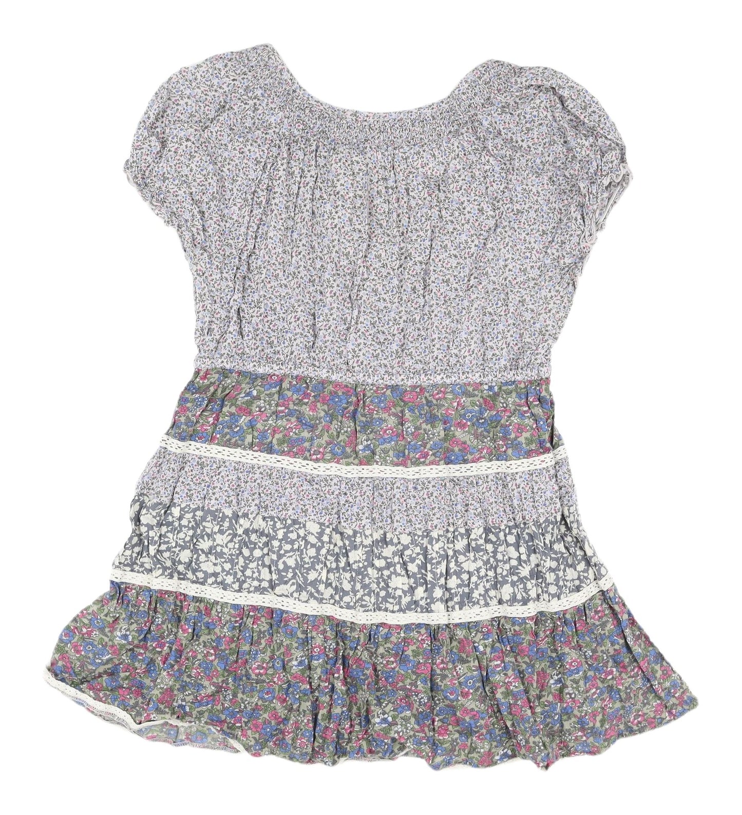 Monsoon Women's Multicoloured Floral Tunic Blouse Size 10