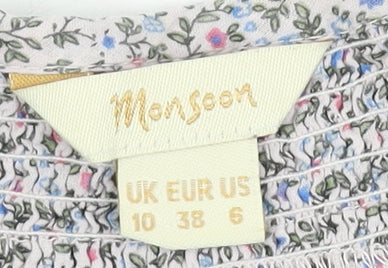 Monsoon Women's Multicoloured Floral Tunic Blouse Size 10