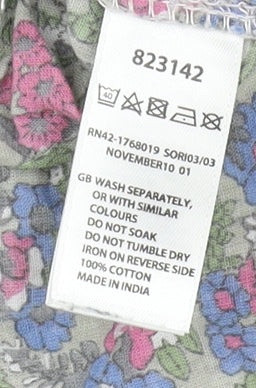 Monsoon Women's Multicoloured Floral Tunic Blouse Size 10