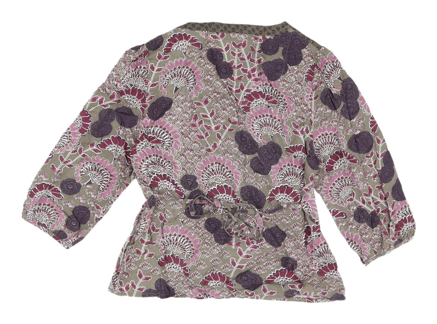 Debenhams Floral Tunic Blouse, Women, Size 10, Purple