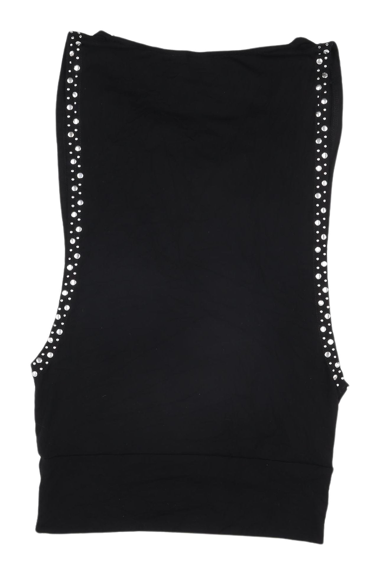 Bodyflirt Women's Black Studded Tank Top, Size S