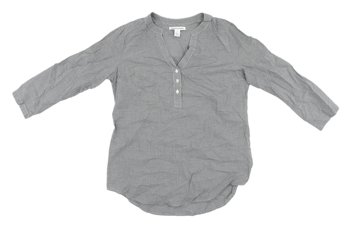 Amazon Essentials Women's Black Check Blouse Size S