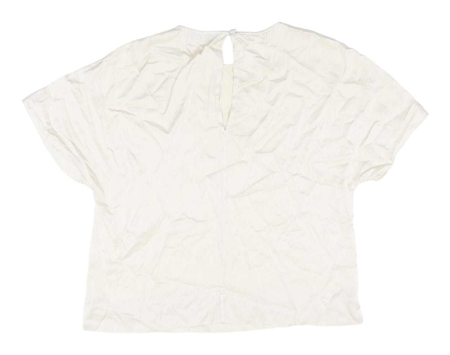 Marks and Spencer Ivory Silk Blouse - Women - Size 12