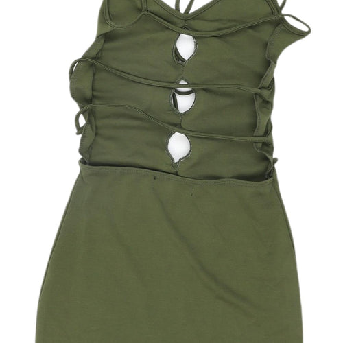 Missy Empire Green Bodycon Mini Dress Size 6