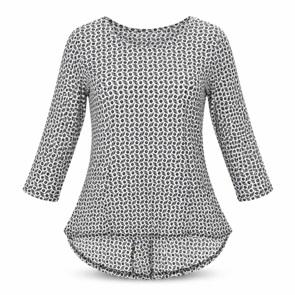 Front view of Stella Morgan Women's Geometric Blouse, size 10