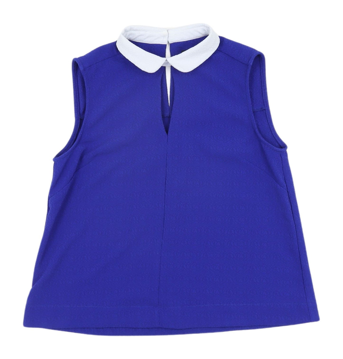 French Connection Blue Sleeveless Blouse UK 8 Women