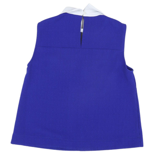 French Connection Blue Sleeveless Blouse UK 8 Women