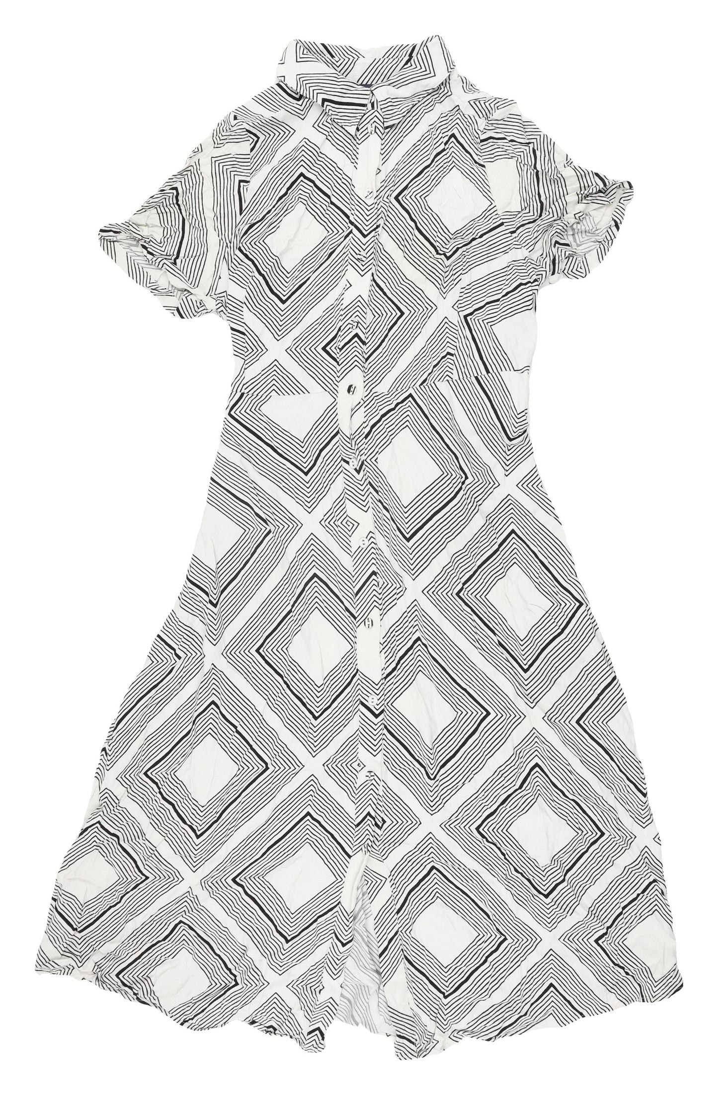 Marks and Spencer Women's Ivory Shirt Dress, Size 18