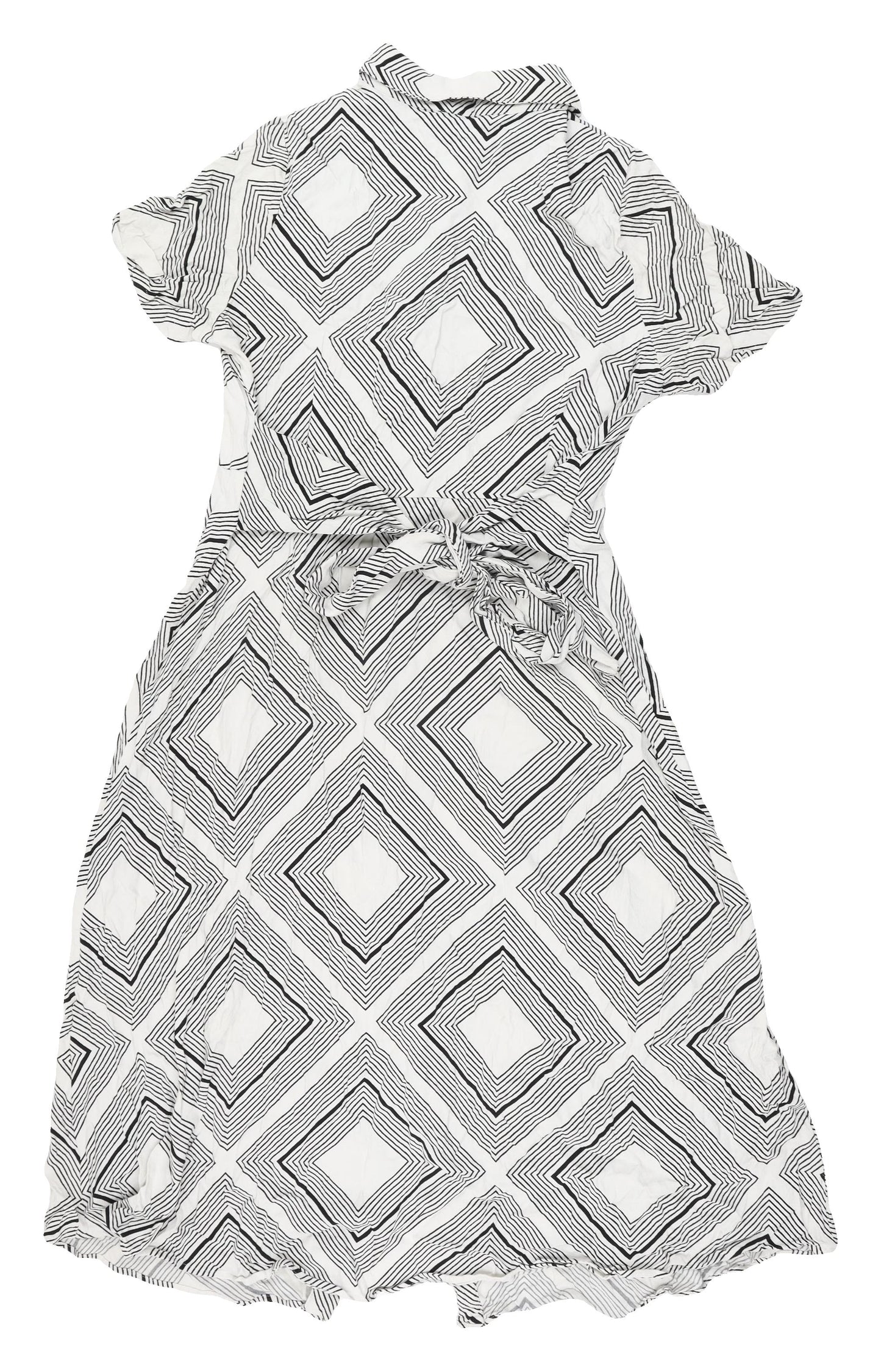 Marks and Spencer Women's Ivory Shirt Dress, Size 18