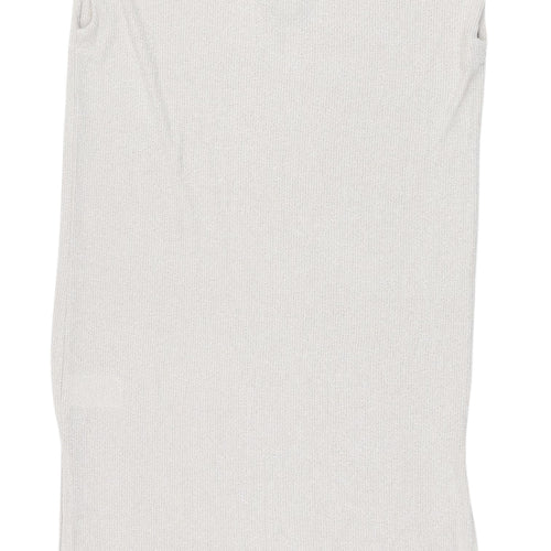 H&M Women’s Grey Sleeveless Dress XS Casual