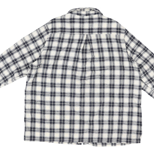 PrettyLittleThing Women's Black Plaid Button-Up Shirt