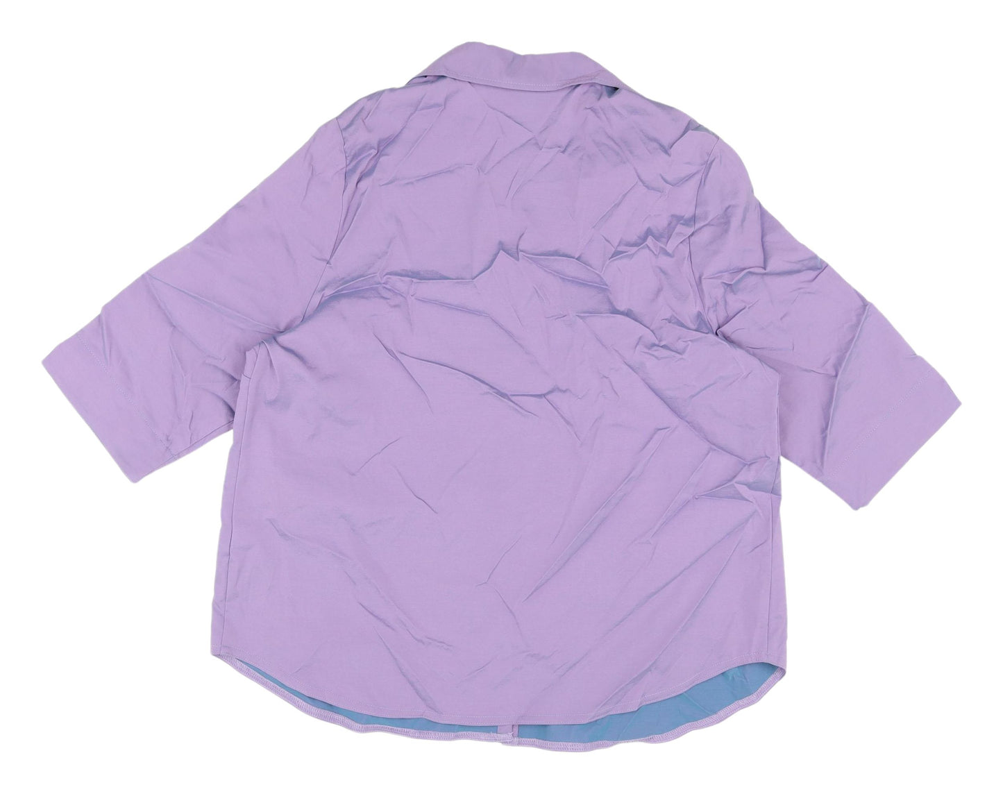 Essence Women's Purple Button-Up Shirt Size 18