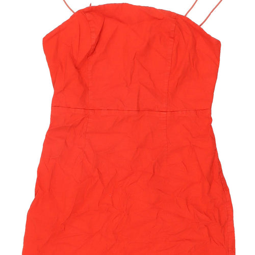 Urban Outfitters Women’s Red Slip Dress M Summer Casual