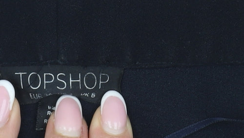 Topshop Women's Black Kimono Jacket Size 6