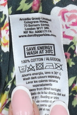 Dorothy Perkins Women’s Floral A-Line Dress Size 12
