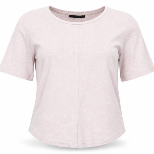 Marks and Spencer Pink Crew Neck T-Shirt - Size 8 Short Sleeve