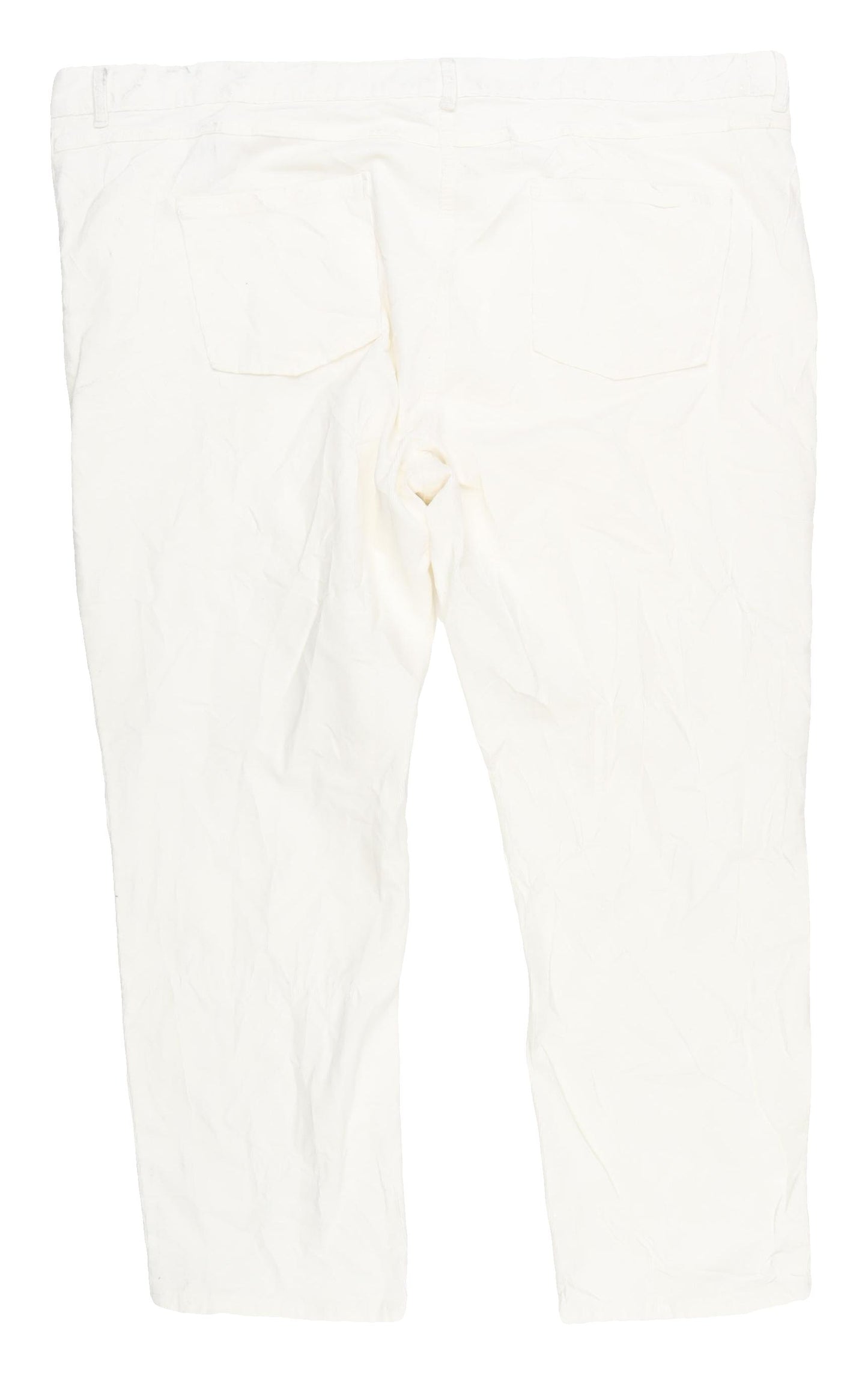 Marks and Spencer Women's Plus Size White Trousers