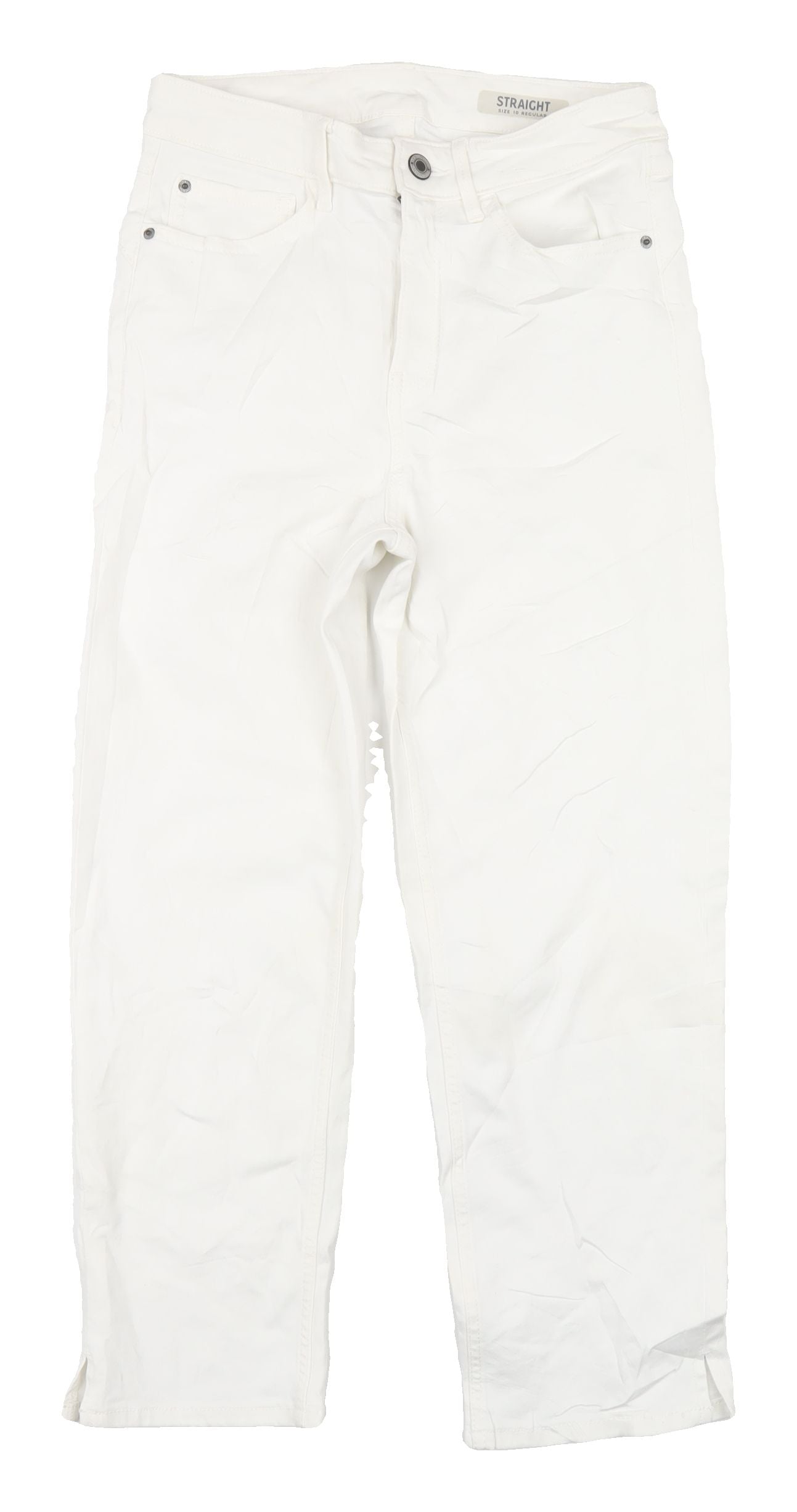 Marks and Spencer Women's White Straight Jeans