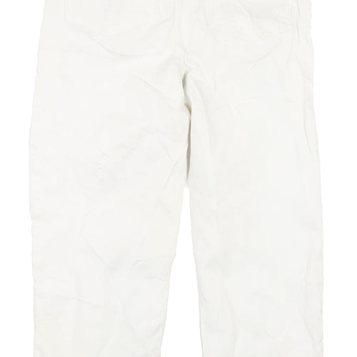 Marks and Spencer Women's White Straight Jeans