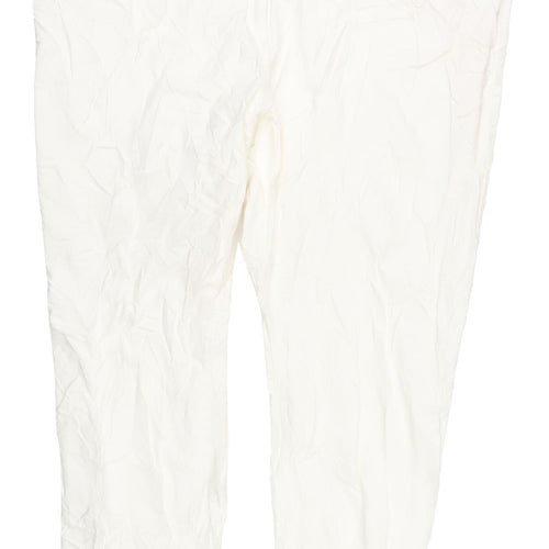Marks and Spencer Women's White Trousers Size 24