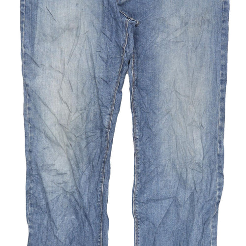 Marks and Spencer Men's Blue Straight Jeans Size 40