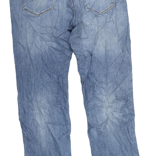 Marks and Spencer Men's Blue Straight Jeans Size 40