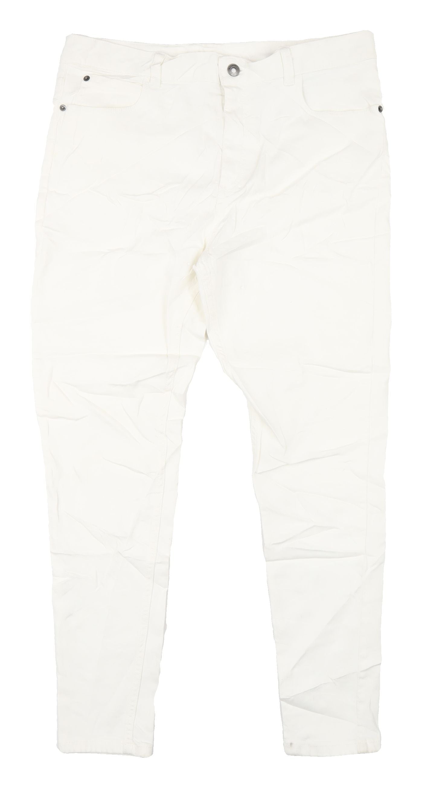 Marks and Spencer Women's White Regular Fit Jeans