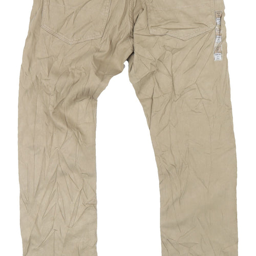 Marks and Spencer Men's Beige Slim Jeans Size 28