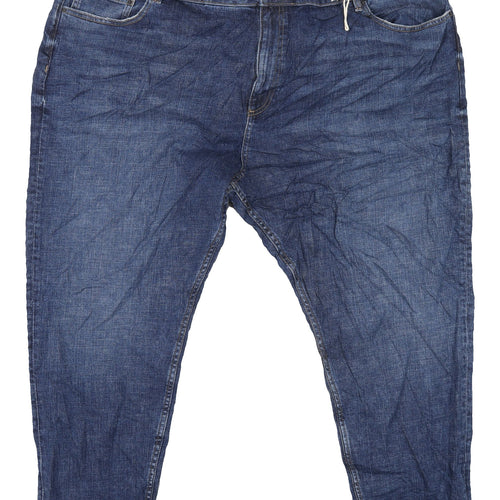 Marks and Spencer Women's Blue Relaxed Slim Jeans