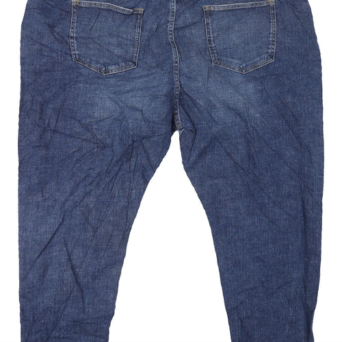 Marks and Spencer Women's Blue Relaxed Slim Jeans