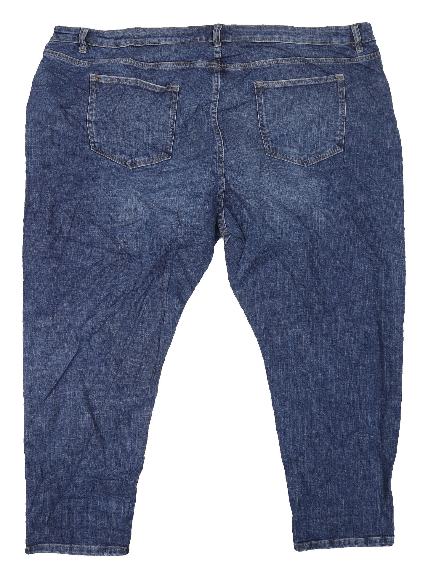 Marks and Spencer Women's Blue Relaxed Slim Jeans