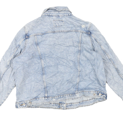 Marks and Spencer Women's Blue Denim Jacket Size 18