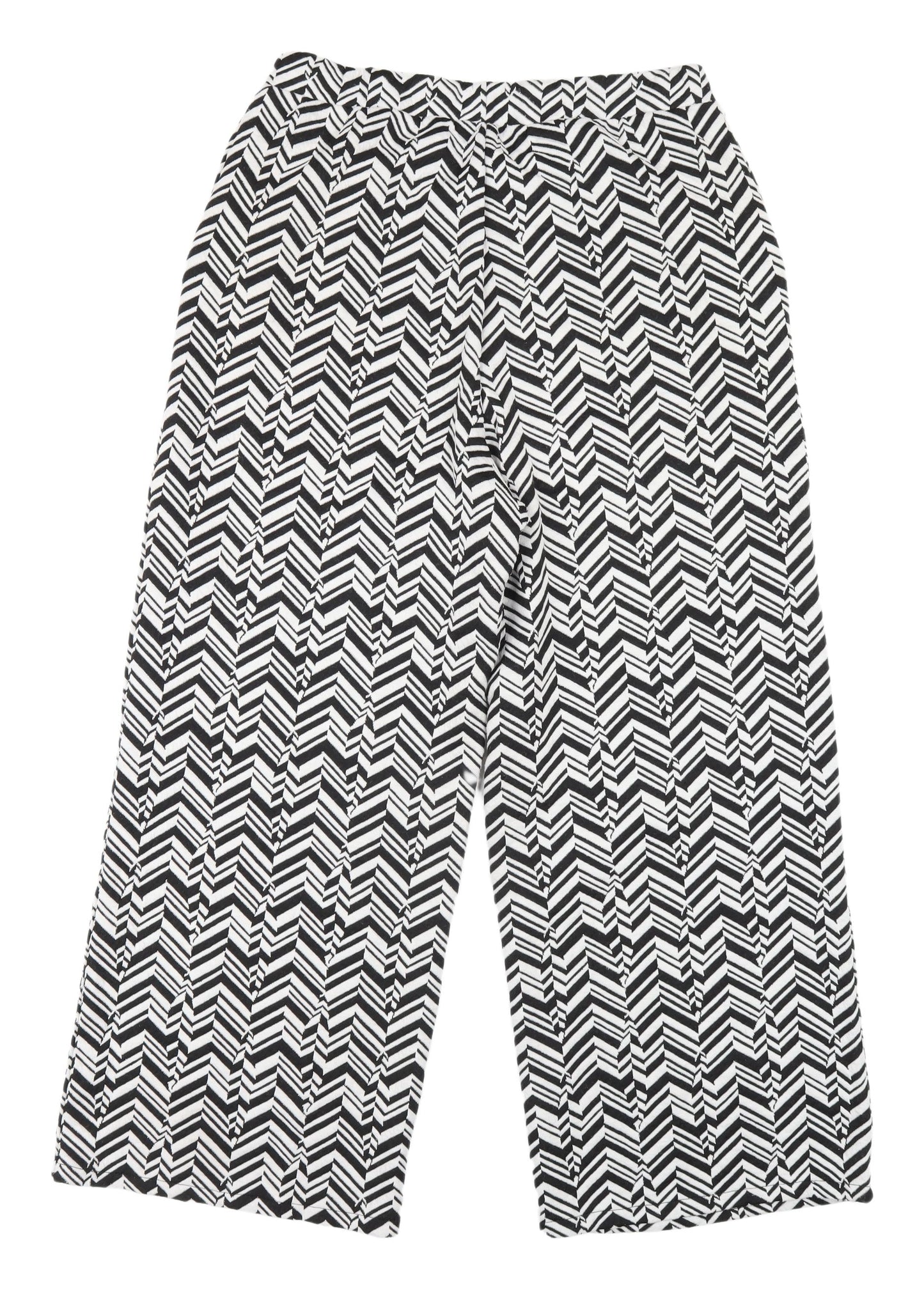 Sfera Women's Geometric Wide-Leg Trousers L