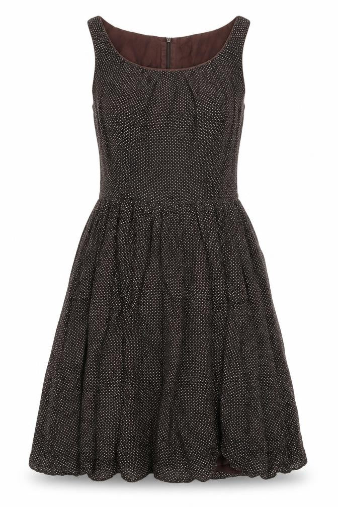 Princess Highway Women's Brown Polka Dot Dress Size 12