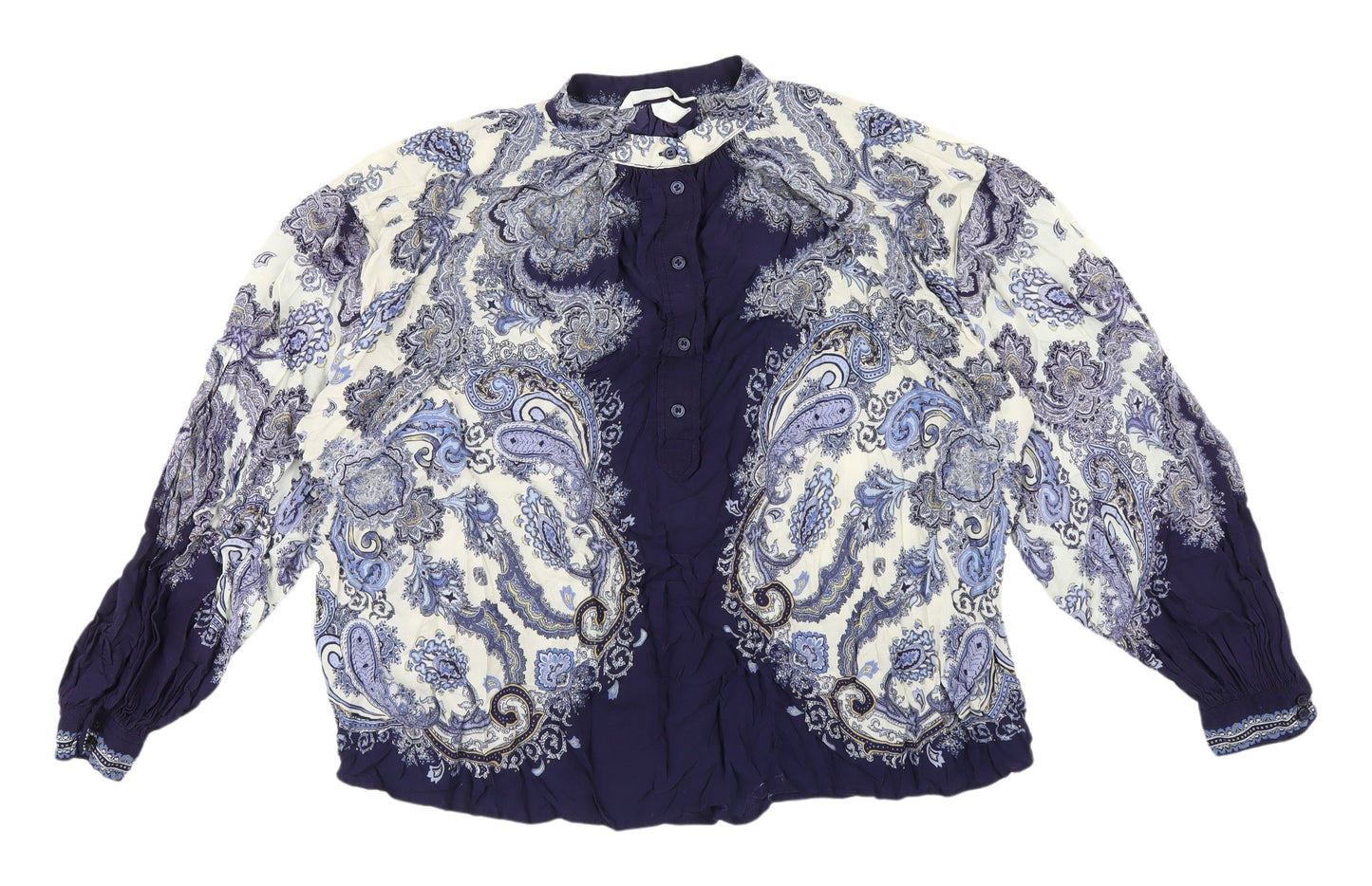 Marks and Spencer Women's Multicoloured Paisley Tunic, Size 10