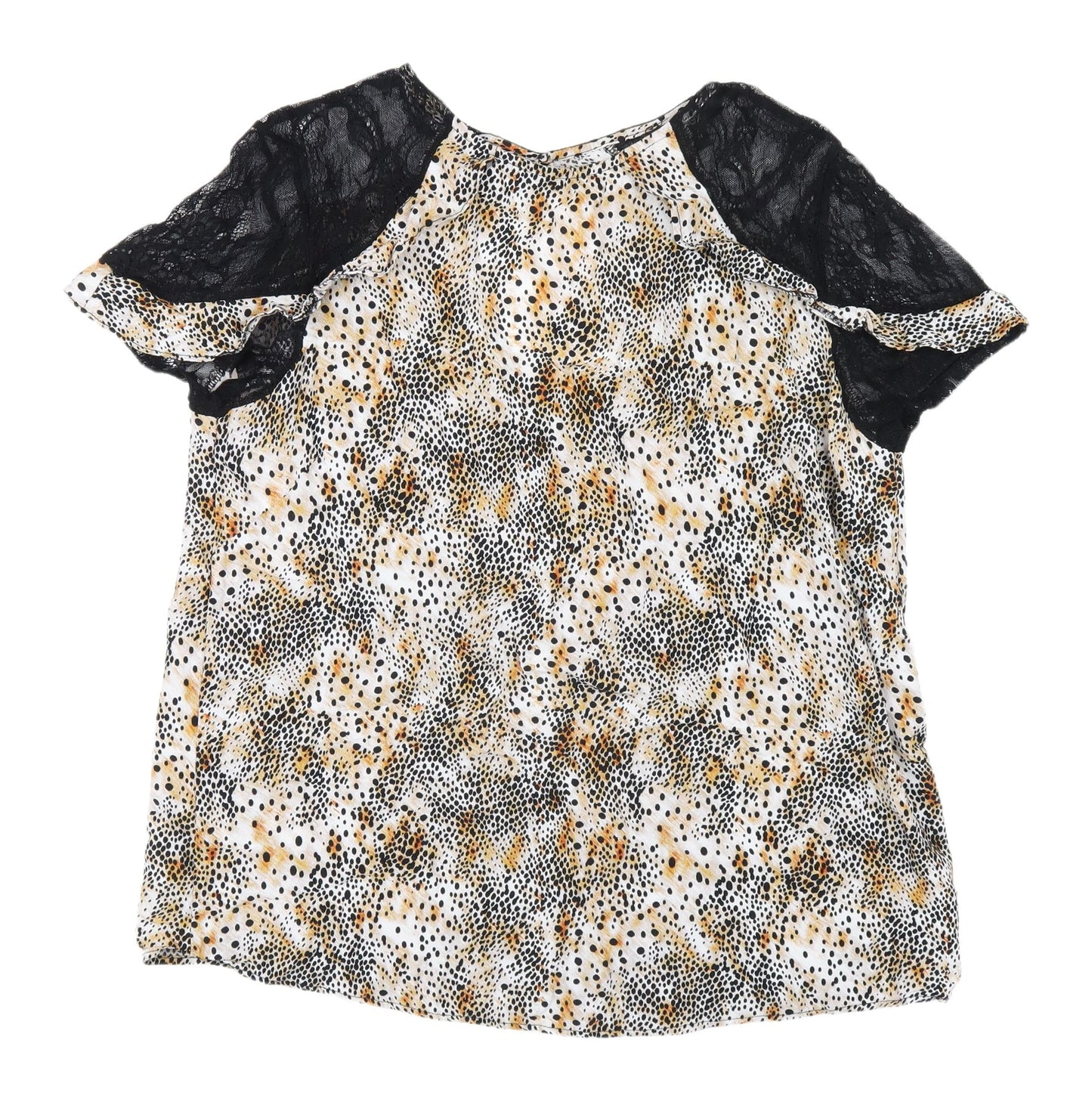 Next Women's Multicoloured Animal Print Blouse Size 14