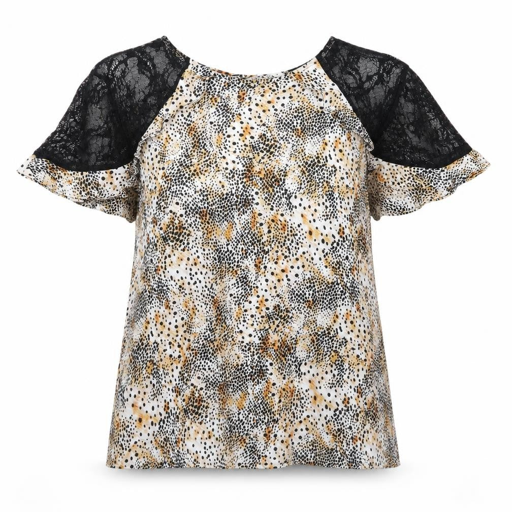 Front view of Next Women's Multicoloured Animal Print Blouse, size 14