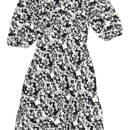 Marks and Spencer Floral Women's Dress, Size 10, Collared