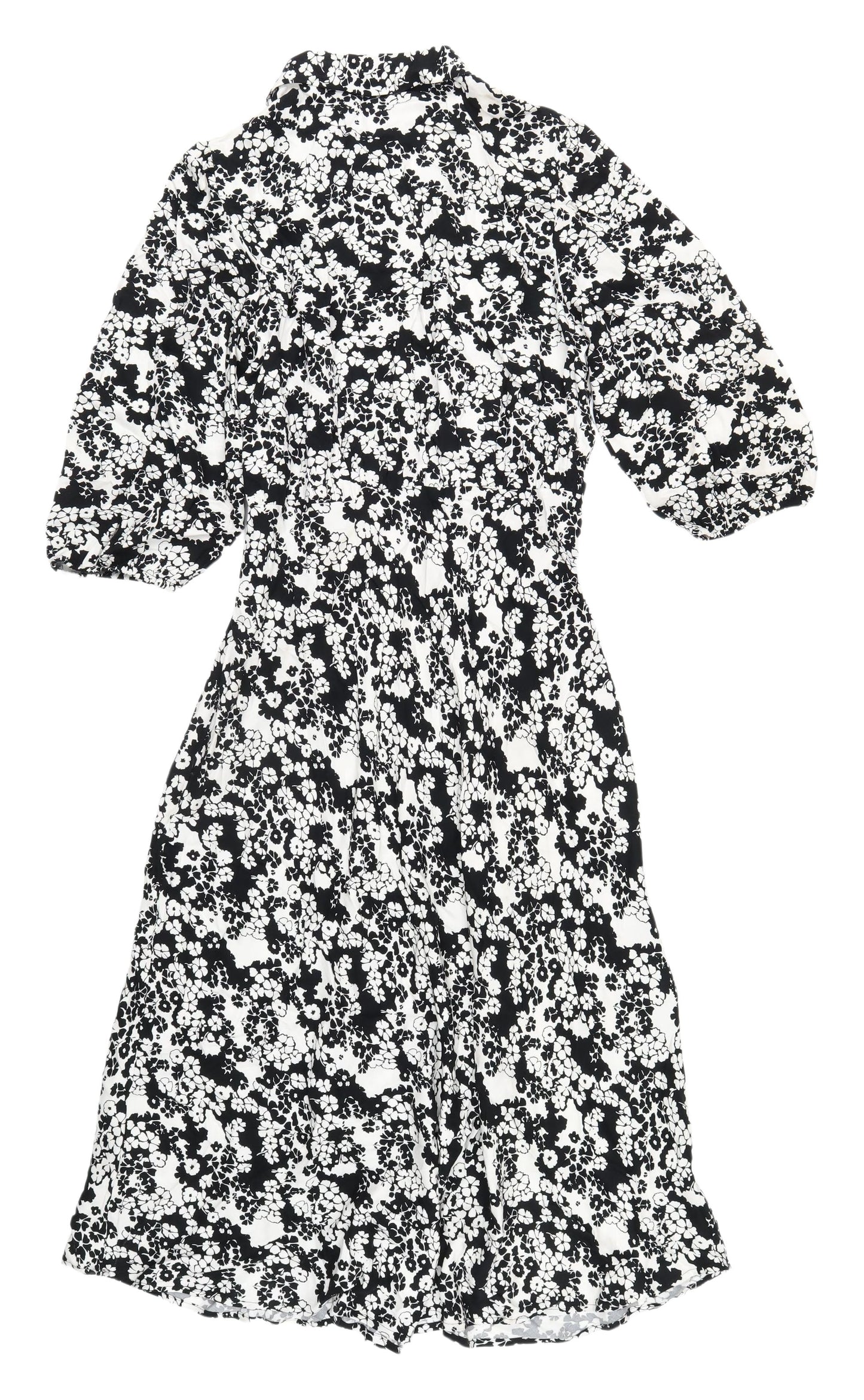 Marks and Spencer Floral Women's Dress, Size 10, Collared