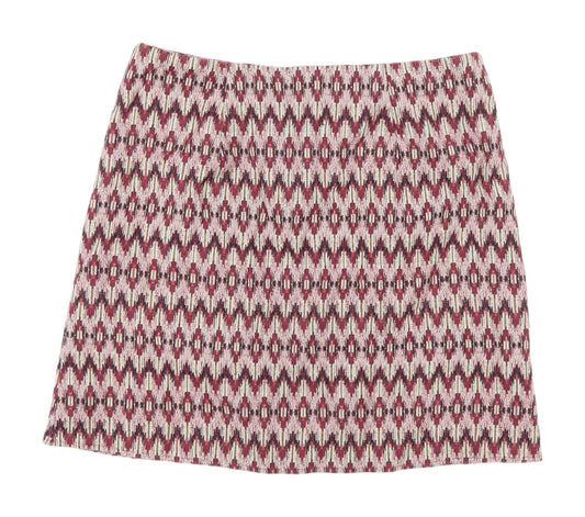 New Look Women's Geometric Short Skirt Size 10