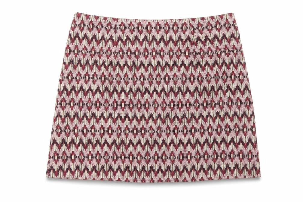 Front view of New Look Women's Geometric Short Skirt, size 10
