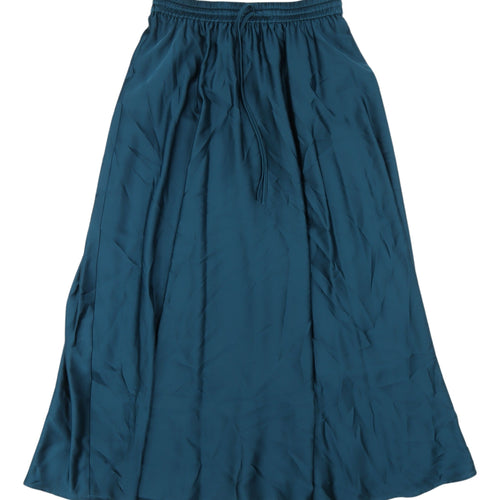 Marks and Spencer Women's Blue A-Line Long Skirt Size 10