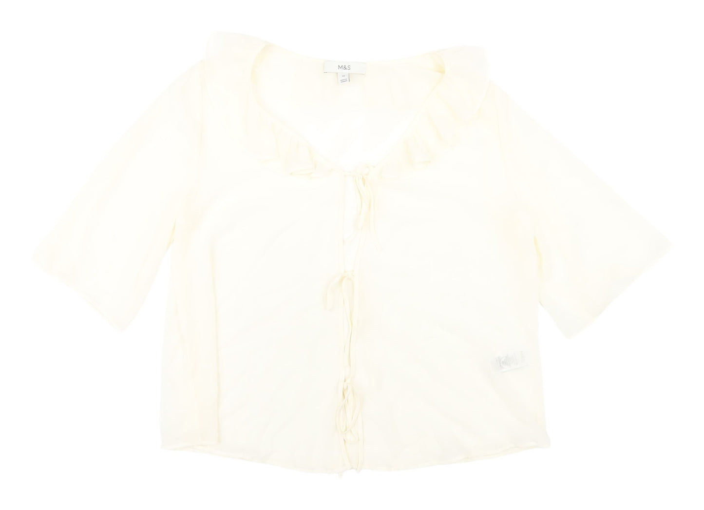 Marks and Spencer Women's Ivory Blouse Size 14