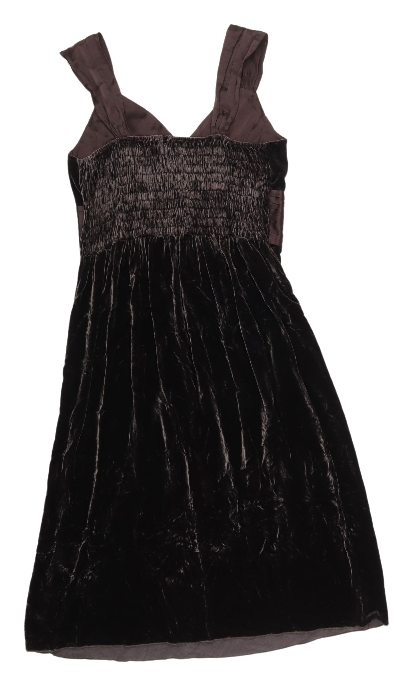 Phase Eight Women's Black Sleeveless Velvet Dress