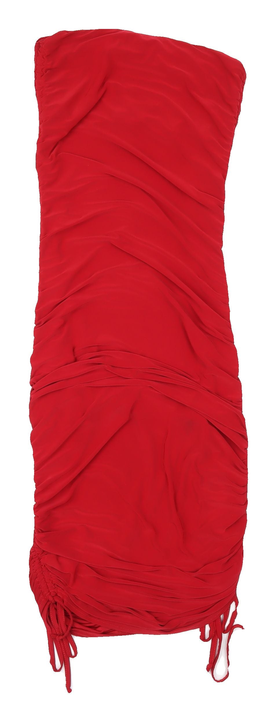 Club L London Women’s Red Strapless Bodycon Dress